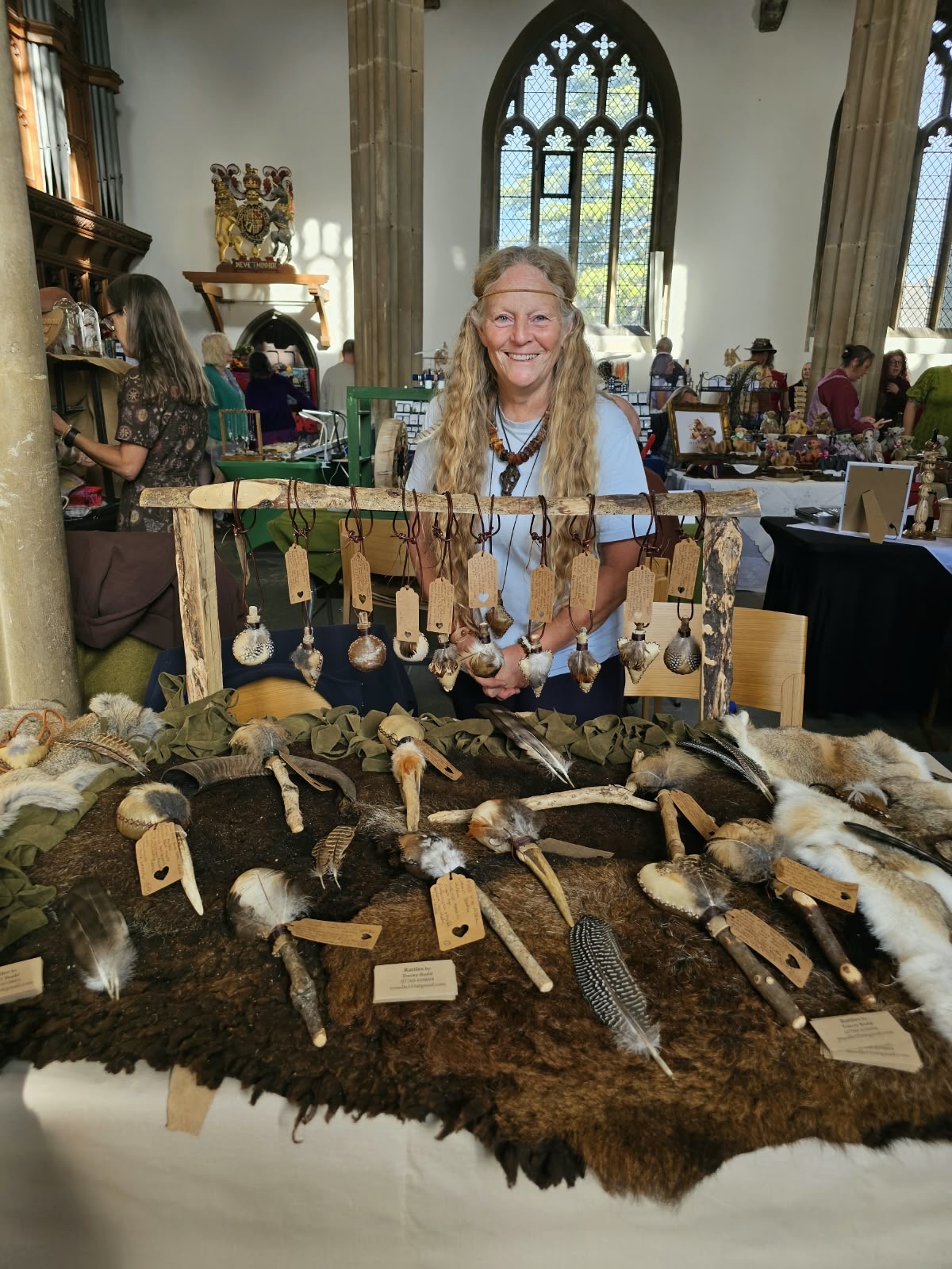 A Tor Collective trader at their stall