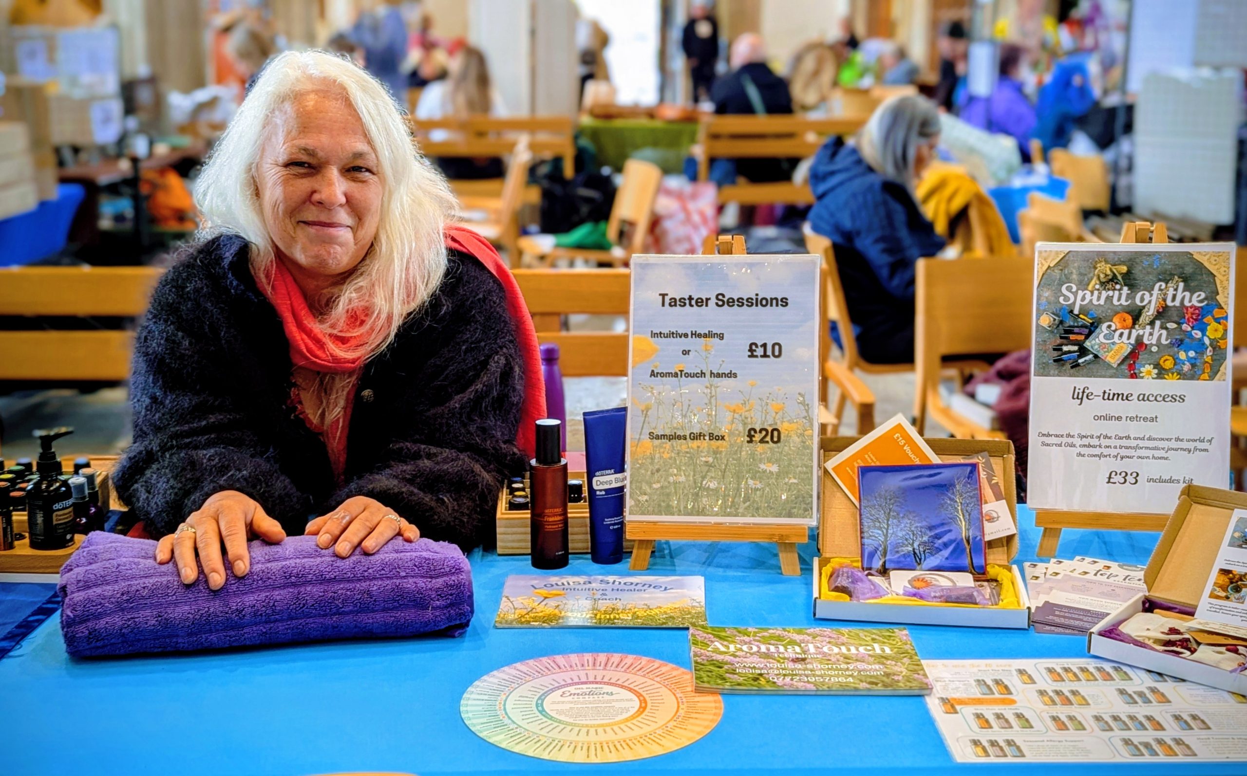 A Tor Collective trader at their stall