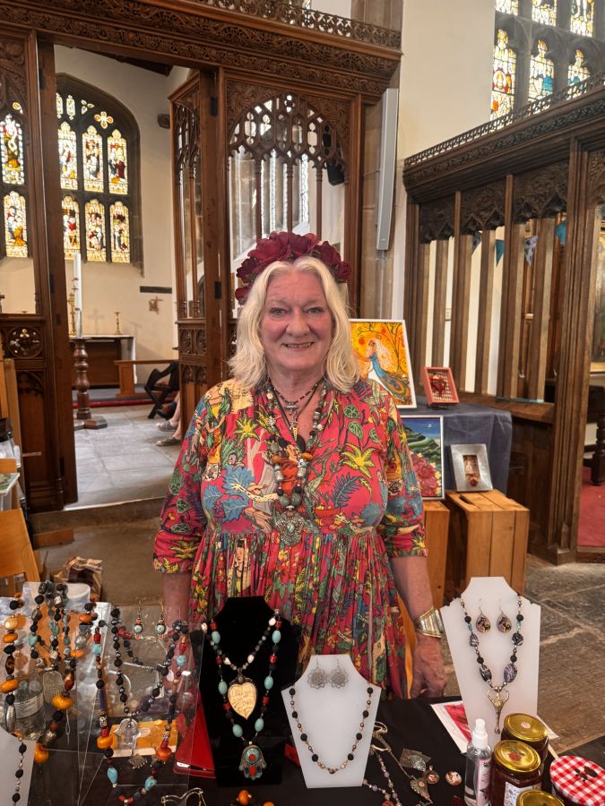 A Tor Collective trader at their stall