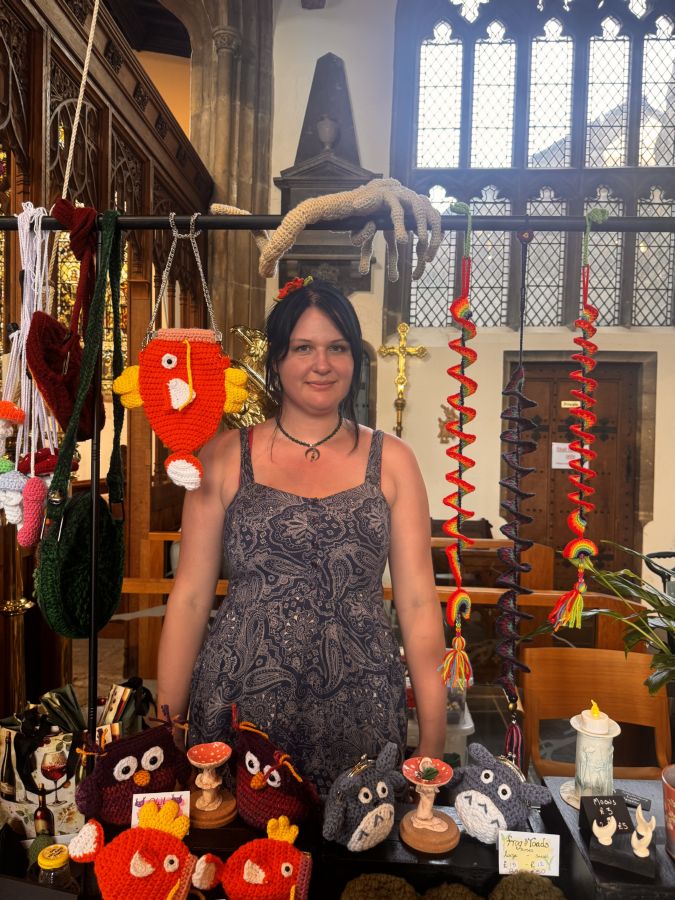 A Tor Collective trader at their stall