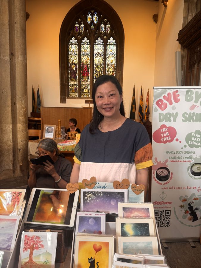 A Tor Collective trader at their stall