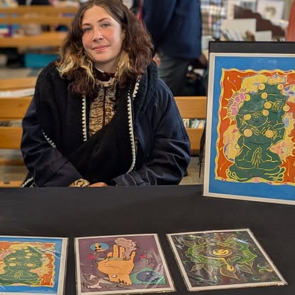 A Tor Collective trader at their stall
